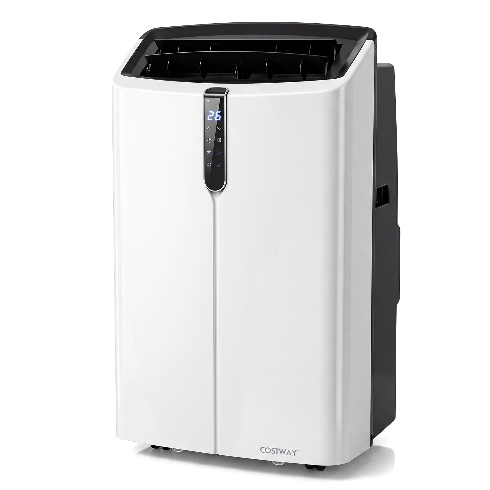 Climatiseur Mobile Silencieux 14000 BTU avec Refroidissement Chauffage Déshumidification Ventilation Mode Sommeil Télécommande pour 70 m²
