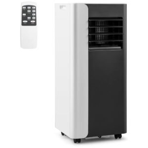Climatiseur Mobile avec Evacuation 7000 BTU Climatiseur 3 en 1 Ventilateur & Déshumidificateur & Refroidisseur avec Écran LED & Télécommande