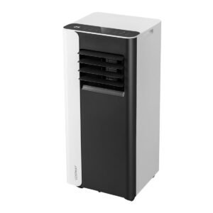 Climatiseur Portatif 7000 BTU Refroidissement 3 en 1 avec Ventilateur & Déshumidificateur pour Pièces jusqu'à 28㎡ Silencieuse Noir