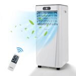 Climatiseur Portable avec Télécommande Climatisation 4 en 1 avec Rafraîchissement Déshumidification Ventilateur et Mode Veille 2,6 kW rafraîchit jusqu'à 30㎡