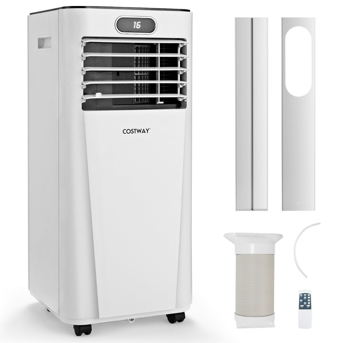 Climatiseur Portable avec Télécommande Climatisation 4 en 1 avec Rafraîchissement Déshumidification Ventilateur et Mode Veille 2,6 kW rafraîchit jusqu'à 30㎡ – Image 2