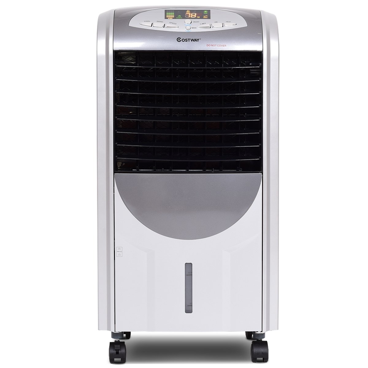 Rafraîchisseur d'Air avec Chauffage avec Télécommande 3 Vitesses Variables Minuterie 8H Réservoir d'eau 7L et 2 Conteneurs de Glace – Image 5